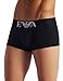 Emporio Armani Men's Cotton Stretch Trunk, Black, X-Large