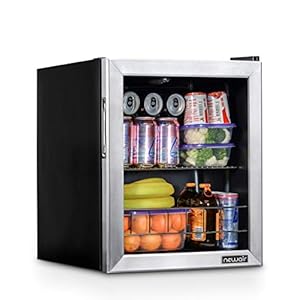 NewAir NBC060SS00 Beverage Cooler and Refrigerator, Stainless Steel, 60 Can