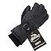 HIGHLOONG Men Waterproof Thinsulate Ski Snowboard Gloves Winter Warm Gloves Black (XL,Standard)