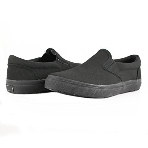 black skid free shoes