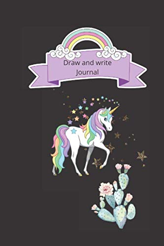 Draw and Write Journal: Primary Composition Half Page Lined Paper with Drawing Space (6" x 9" Notebook), Learn To Write and Draw Journal (Journals for Kids)
