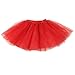 BUENOS NINOS Girl's Tutu Assorted Colors One Size (Red)