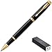 Dayspring Pens | Personalized PARKER IM Black Gold Trim Rollerball Gift Pen. Custom Engraved Fast!