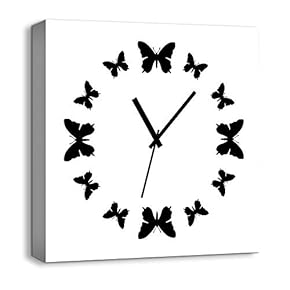 Canvas Wall Art Abstract Cute Clock...
