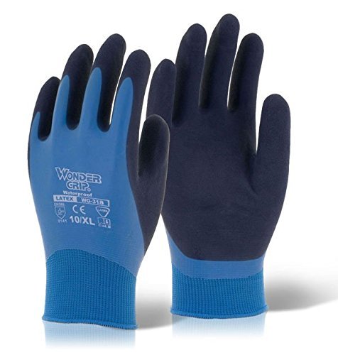 Wonder Grip Aqua - Water Resistant Safety Glove - Size 7/ Small