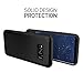 LUVVITT Super Armor Dual Layer Shock Proof Case for Samsung Galaxy S8 Plus (2017) - Black