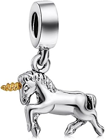You Choose Multi-Selection Silver Charms Pendents Beads Fits Pandora &amp; Similar Bracelets (Unicorn)