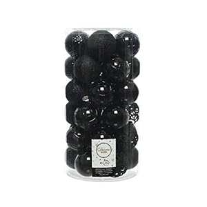 Kerstballen Mix 37 st. – Zwart