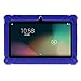 Turpro Rugged Defender Armor Shockproof Anti-Slip Kids' Silicone Cover for Select 7-Inch Tablets - Dark Blue