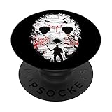 Maniac Hockey Mask Phone-Grip Horror Movie Design