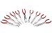 XtremepowerUS 9pc 11" inch Long Reach Plier Mechanics Electricians Craft & Hobby Tool Set primary