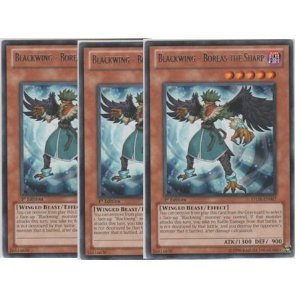 Yu-Gi-Oh! - Blackwing - Boreas the Sharp (STOR-EN007) - Storm of Ragnarok - 1st Edition - Rare