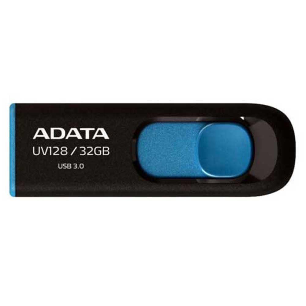 ADATA UV128 128GB USB3.1 Flash Drive, black/blue AUV128-128G-RBE
