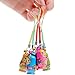 STOBOK Matryoshka Russian Dolls Key Chains Nesting Doll Key Rings for Handbag Mobile Phone Backpack,Pack of 12