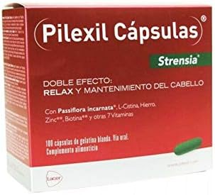 New pilexil strensia 100 caps. double effect: combat hair loss and help relax Treatment Hair Lovers
