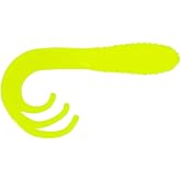 Moose Baits Triple Tail Grub Lures for Crappie &amp; Bass, 25 Pack