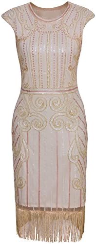 vintage inspired sequin dress