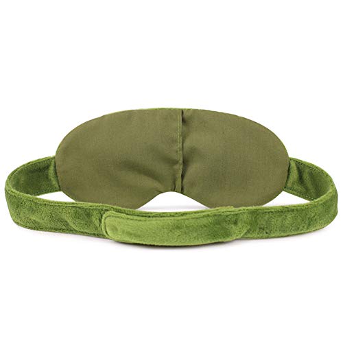 Cartoon Sleep Mask,3D Frog Eye Mask Travel Sleep Soft Padded Shade Cover Rest Relax Blindfold for Children and Adults