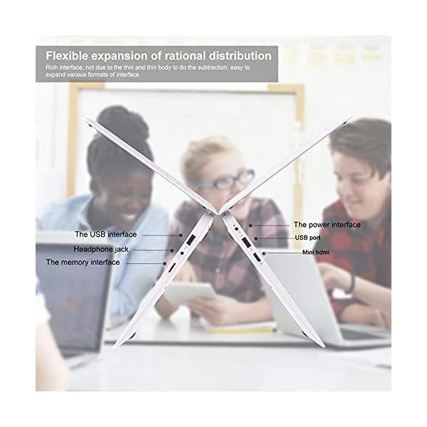 1068A64-Android-OS-Laptop101-Inch-IPS1280800-Display-Built-in-WiFi-Front-Camera-BluetoothMini-Netbook-pc-101-White-16GB 1068A64 Android OS Laptop,10.1-Inch IPS(1280*800) Display, Built-in WiFi, Front Camera, Bluetooth,Mini Netbook pc (10.1…