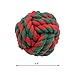 PUPTECK Christmas Dog Rope Toys - 5 Pack Durable Training Chew Ropes Benefit Dog Dental Cleaning and Health, Strong Interactive Dog Toys for Medium and Large Dogs