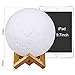 GDPETS Moon Lamp, 9.6 Inches 16 Colors Moon Night Light with Stand & Remote &Touch Control and USB Rechargeable Decorative Luna Lamp