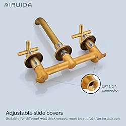 Airuida Solid Brass Antique Brass Widespread