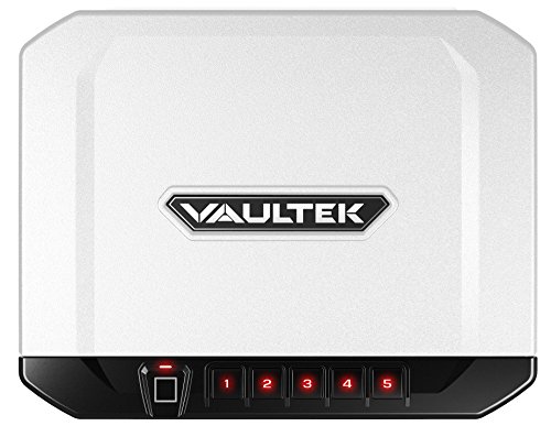 Vaultek VT10i Lightweight Biometric Handgun Bluetooth Smart Safe Pistol Safe with Auto-Open Lid and Rechargeable Battery (Not Compatible with Smart Key)
