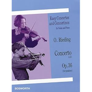 Concerto in D, Op. 36: Easy Concertos and Concertinos Series for Violin and Piano: 1st Position