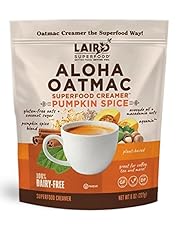 Laird Superfood Pumpkin Spice Aloha OatMac - Superfood Creamer, Plant-Based Powdered Milk, Non-Dairy, Gluten-Free, Vegan, 8 oz