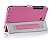ProCase 2013 Version ASUS MeMO Pad HD 7 ME173X Protective Case with Bonus Stylus Pen - Tri-Fold Leather Cover Case for 2013 ASUS MeMO Pad HD 7 ME173X Tablet, Built-in Stand (Pink)