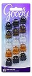 Goody Women's Classics Mini Crown Claw Clip, 15 Count