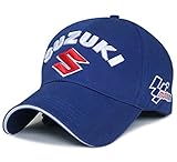 LOVEBLING Blinglove Adjustable Hat Motorcycle Sport Baseball Cap for Suzuki Blue-1