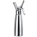 Whipped Cream Dispenser Stainless Steel Dessert Tools Professional 1 Pint Whipping Siphon - For Cream, Mousses, Pies or Other Fancy Desserts with Creamy - With 3 Decorating Nozzles & Cleaning Brush