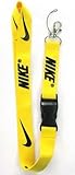 1 X Nike Yellow / Black Lanyard Keychain Holder