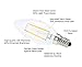 Lamsky E14 European Base LED Filament Edison Bulb, 2W Warm White 2700K, No-Dimmable (4-Pack)