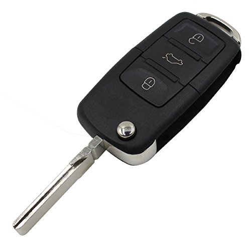 Replacement Case Shell 3 Buttons for VW Golf Passat Polo Bora Volkswagen Folding Remote Car Key Fob Cover 100% CUSTOMER SATISFACTION GUARANTEE