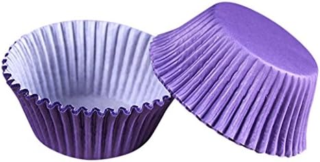Dolloress 100PCS 8 Pure Colors Optional Cake Muffin Mousse Bread Case Mooncake Chocolate Mochi Paper Box Cupcake Decorator Tool