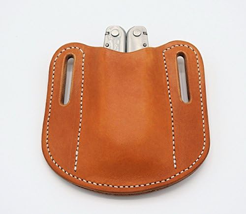 Multitool Leather Sheath Case Holster Fits Leatherman Surge and Super Tool 300 and the Gerber Center Drive model-Tan