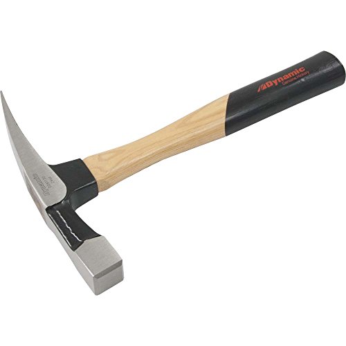 Dynamic Tools D041130 Bricklayer's Hammer with Hickory Handle, 24 oz