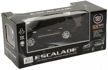 Amazon Com Liberty Imports General Motors Escalade Rc Radio 2 4g Remote Control Suv Car 1 24 Scale Black Toys Games
