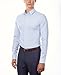 Calvin Klein Men's Thermal Stretch Xtreme Slim Fit Stripe Dress Shirt, Blue Frost, 15
