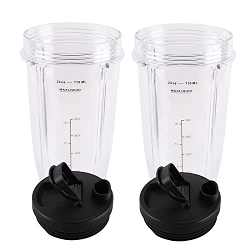 Replacement Parts Kit Ninja Blender Cups For 24 Ounce Cup (2 Packs