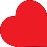 SHAPES ETC. Heart Large Notepad, 5" x 7", 50 Sheets