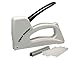 Surebonder 5540HOL Light-Duty Tacker Staple Gun for Holiday and Christmas Lights, Garland, Phone, Speaker, TV, and Computer Cable - 60 Staples and 30 Insulators Included