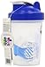 BlenderBottle Classic (Discontinued Style), 20-Ounce, Clear/Blue