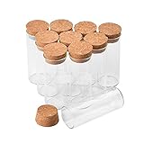 27x70x24mm 25ml Test Tube Glass Bottle with Cork