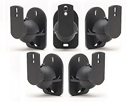 Universal Speaker Mount Brackets, Bose speaker brackets, Samsung Speaker brackets, Sony, Panasonic, and more (5 Pack)