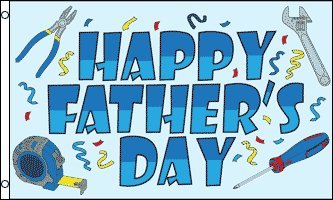 Happy Fathers Day Banner 5 X3 Flag Amazon Co Uk Kitchen Home