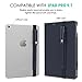 MoKo Pencil Holder for Apple Pencil Pro, Apple Pencil 1st/2nd Generation, iPencil (USB-C), PU Leather iPad Pencil Sleeve Pouch with Buckle & Elastic Band Attach to iPad Case, Indigo