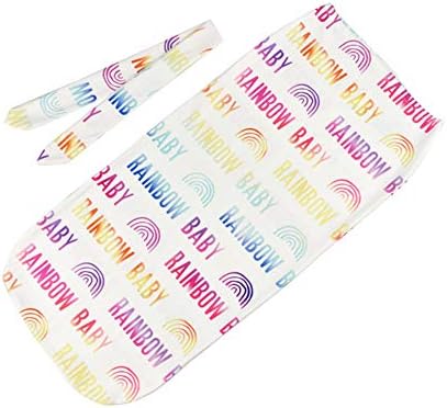ZHONGYU Baby Swaddle Wrap Blanket, Breathable Wrap Cocoon Sack Hat Set Infant Sleeping Bag for Boy Girl 0-3 Months